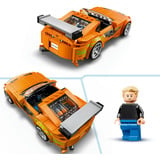 LEGO Speed Champions The Fast and The Furious Toyota Supra MK4, Juegos de construcción 