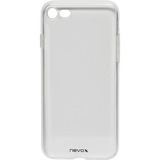 Nevox StyleShell Flex funda para teléfono móvil Carcasa rígida Gris, Transparente blanco/Transparente, Carcasa rígida, Apple, iPhone 7, Gris, Transparente
