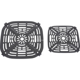 Ninja CRISPi 4 en 1 freidora de aire caliente portátil de vidrio "Stone" gris/Transparente