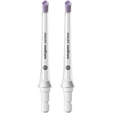Philips Sonicare Boquilla Power Flosser HX3062/00 2 Boquillas del irrigador oral, Cabezal de cepillo blanco, Cabezal para irrigador bucal, Blanco