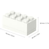 Room Copenhagen LEGO Mini Box 8, Caja de almuerzo blanco