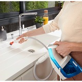 Rowenta Clean & Steam Multi RY8544WH , Limpiador de vapor blanco/Azul, aspiradora de pie y escoba eléctrica Sin bolsa 0,5 L 1700 W Blanco, Azul