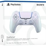 Sony S1000044424 mando y volante Perlado Bluetooth/USB Gamepad Analógico/Digital PlayStation 5, iOS blanco, Gamepad, PlayStation 5, iOS, Cruceta, Botón de inicio, Botón Opciones, Botón Compartir, Analógico/Digital, Inalámbrico y alámbrico, Bluetooth/USB