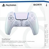 Sony S1000044424 mando y volante Perlado Bluetooth/USB Gamepad Analógico/Digital PlayStation 5, iOS blanco, Gamepad, PlayStation 5, iOS, Cruceta, Botón de inicio, Botón Opciones, Botón Compartir, Analógico/Digital, Inalámbrico y alámbrico, Bluetooth/USB