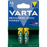Varta Longlife Batería recargable AA Níquel-metal hidruro (NiMH) Batería recargable, AA, Níquel-metal hidruro (NiMH), 1,2 V, 2 pieza(s), 2100 mAh