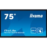 iiyama TE7514MIS-B2AG, Pantalla de gran formato negro (mate)
