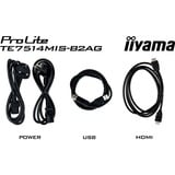 iiyama TE7514MIS-B2AG, Pantalla de gran formato negro (mate)