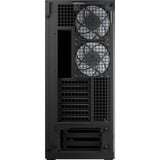 ARCTIC Xtender VG (Black) Midi Tower Negro, Cajas de torre negro (mate), Midi Tower, PC, Negro, EATX, Metal, Vidrio templado, Juego