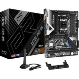 ASRock 90-MXBJ70-A0UAYZ, Placa base negro/Plateado