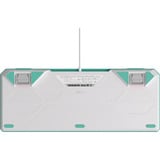 ASUS TUF Gaming K3 Gen II Hatsune Miku Edition teclado Juego USB Color menta, Blanco, Teclado para gaming turquesa/Multi color, Completo (100%), Alámbrico, USB, Switch de tecla optomecánico, LED RGB, Color menta, Blanco
