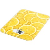 Beurer Báscula de cocina KS 19 Lemon, Balanza de cocina amarillo