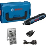 Bosch GO Professional 360 RPM Negro, Azul, Destornillador azul/Negro, Destornillador eléctrico, Mango recto, 1/4", Negro, Azul, 360 RPM, 2,5 Nm