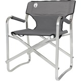 Coleman Silla de cubierta de aluminio gris/Plateado