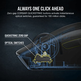 Corsair CH-931D010-EU, Ratones para gaming negro