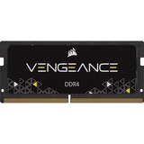 Corsair Vengeance CMSX32GX4M1A3200C22 módulo de memoria 32 GB 1 x 32 GB DDR4 3200 MHz, Memoria RAM negro, 32 GB, 1 x 32 GB, DDR4, 3200 MHz, 260-pin SO-DIMM