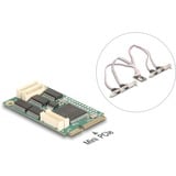 DeLOCK Mini PCIe I/O tamaño completo 4 x Serie RS-232, Ampliación de interfaces 