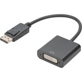 Digitus Adaptador / convertidor de DisplayPort a DVI negro