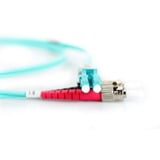 Digitus Cable de parche LWL, dúplex, conector LC > ST, multimodo OM3 turquesa