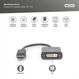Digitus DB-340414-001-S, Adaptador negro
