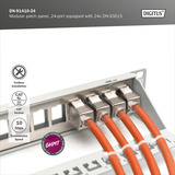 Digitus DN-91410-24, Patch Panel gris