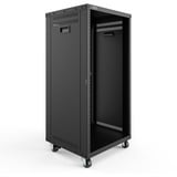 Digitus Rack de equipo universal de 19 pulgadas con ruedas, Rack, caja de servidor negro