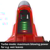 EINHELL Aspiradora de hojas profesional a batería VENTURRO 36/240, 36 Voltios (2x18V), Aspirador/soplador rojo/Negro