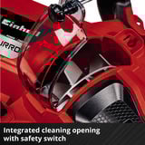 EINHELL Aspiradora de hojas profesional a batería VENTURRO 36/240, 36 Voltios (2x18V), Aspirador/soplador rojo/Negro