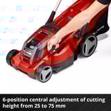 EINHELL RASARRO 36/36, 3413282, Cortacésped rojo/Negro