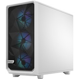 Fractal Design Meshify 2 RGB Blanco, Cajas de torre blanco, PC, Blanco, ATX, EATX, micro ATX, Mini-ITX, Acero, Vidrio templado, Multi, Ventiladores de la caja