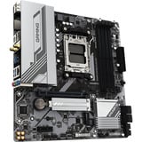 GIGABYTE B650M GAMING PLUS WIFI Placa base - Procesadores AMD Ryzen 9000, VRM de 5+2+2 fases, hasta 8000 MHz DDR5, 2xPCIe 4.0 M.2, LAN 2.5GbE, WIFI 6E, USB 3.2 Gen 1 negro/Plateado, VRM de 5+2+2 fases, hasta 8000 MHz DDR5, 2xPCIe 4.0 M.2, LAN 2.5GbE, WIFI 6E, USB 3.2 Gen 1, AMD, Zócalo AM5, AMD Ryzen 7000 Series, AMD Ryzen 8000 Series, AMD Ryzen 9000 Series, Zócalo AM5, DDR5-SDRAM, 256 GB