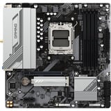 GIGABYTE B650M GAMING PLUS WIFI Placa base - Procesadores AMD Ryzen 9000, VRM de 5+2+2 fases, hasta 8000 MHz DDR5, 2xPCIe 4.0 M.2, LAN 2.5GbE, WIFI 6E, USB 3.2 Gen 1 negro/Plateado, VRM de 5+2+2 fases, hasta 8000 MHz DDR5, 2xPCIe 4.0 M.2, LAN 2.5GbE, WIFI 6E, USB 3.2 Gen 1, AMD, Zócalo AM5, AMD Ryzen 7000 Series, AMD Ryzen 8000 Series, AMD Ryzen 9000 Series, Zócalo AM5, DDR5-SDRAM, 256 GB