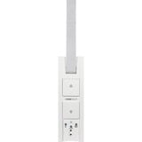 HOMEPILOT Enrollador de cinta RolloTron pure smart, Bobinador de correa eléctrica blanco