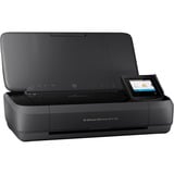 HP OfficeJet 250 Mobile, Impresora multifuncional negro, Impresión, copia, escáner, AAD de 10 hojas, Inyección de tinta térmica, Impresión a color, 4800 x 1200 DPI, A4, Impresión directa, Negro