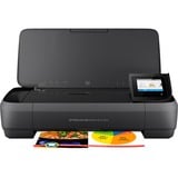 HP OfficeJet 250 Mobile, Impresora multifuncional negro, Impresión, copia, escáner, AAD de 10 hojas, Inyección de tinta térmica, Impresión a color, 4800 x 1200 DPI, A4, Impresión directa, Negro