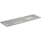 HP Teclado inalámbrico programable 970 plateado, Bluetooth, Plata