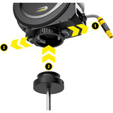 Kärcher Caja de manguera HBX 4.20 Automática, Soporte para manguera negro/Gris