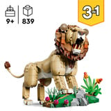 LEGO Creator 3-en-1 Animales salvajes: León majestuoso, Juegos de construcción 