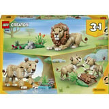 LEGO Creator 3-en-1 Animales salvajes: León majestuoso, Juegos de construcción 