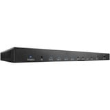 Lindy Divisor HDMI 18G de 8 Puertos, Splitter HDMI negro
