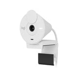 Logitech Brio 300 Cámaras web, Webcam blanco, 2 MP, 1920 x 1080 Pixeles, Full HD, 30 pps, 1280x720@30fps, 1920x1080@30fps, 720p, 1080p