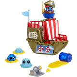 MGA Entertainment DohKins Pirate Ship Playset Set de utensilios para jugar con plastilina 191 g Multicolor, Modelado Set de utensilios para jugar con plastilina, Multicolor, Niño, Niño/niña, 3 año(s), 99 año(s)