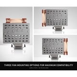 Noctua NH-P1 sistema de refrigeración para ordenador Procesador Disipador térmico/Radiador Aluminio 1 pieza(s), Disipador de CPU plateado, Disipador térmico/Radiador, Aluminio