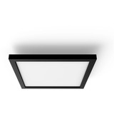 Philips White Ambiance Aurelle lámpara de panel cuadrada, Luz de LED negro
