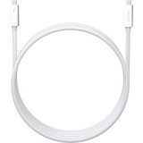 Razer RC21-01870200-R3M1 cable Thunderbolt 2 m 40 Gbit/s Blanco blanco, Masculino, Masculino, 2 m, Blanco, 40 Gbit/s, 100 W
