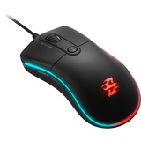 Sharkoon Skiller SGM2 ratón mano derecha USB tipo A Óptico 6400 DPI, Ratones para gaming negro, mano derecha, Óptico, USB tipo A, 6400 DPI, Negro