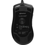 Sharkoon Skiller SGM2 ratón mano derecha USB tipo A Óptico 6400 DPI, Ratones para gaming negro, mano derecha, Óptico, USB tipo A, 6400 DPI, Negro