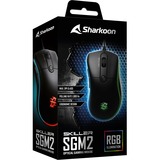 Sharkoon Skiller SGM2 ratón mano derecha USB tipo A Óptico 6400 DPI, Ratones para gaming negro, mano derecha, Óptico, USB tipo A, 6400 DPI, Negro