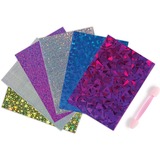 Spin Master Kit de uñas metalizadas GO GLAM de Cool Maker con 6 hojas de películas con brillo y calcomanías para uñas para crear 5 manicuras distintas, juguetes de manualidades para niñas a partir de 7 años Cool Maker Kit de uñas metalizadas GO GLAM de con 6 hojas de películas con brillo y calcomanías para uñas para crear 5 manicuras distintas, juguetes de manualidades para niñas a partir de 7 años, Set de manicura infantil, 7 año(s), Multicolor