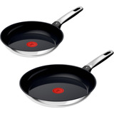 Set de sartenes acero inoxidable Emotion, 2 piezas, Juego de sartenes