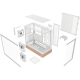 Thermaltake CA-1Y7-00M6WN-WS, Cajas de torre blanco/Madera